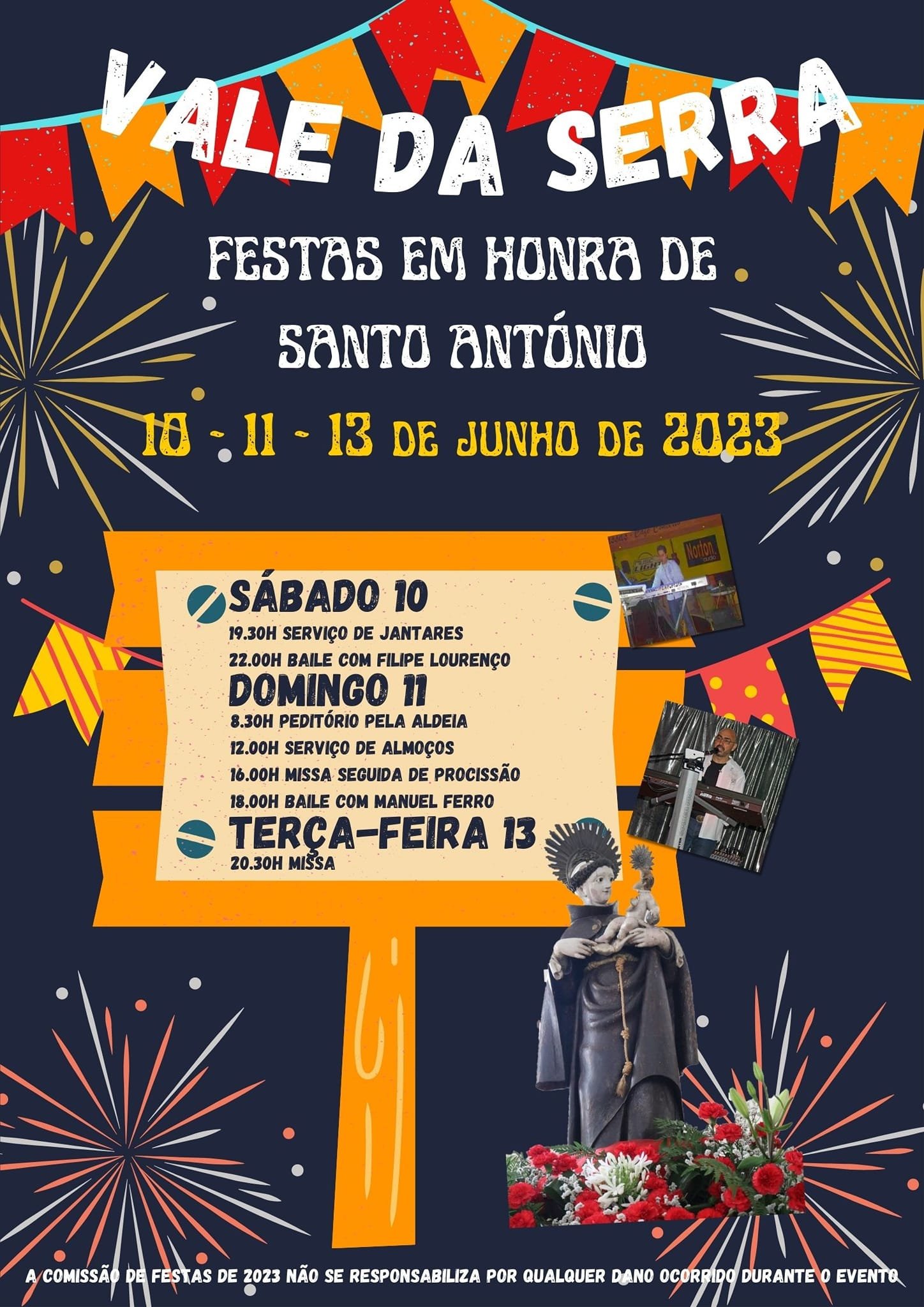 Festas em Honra de Santo António 2023 Vale da Serra