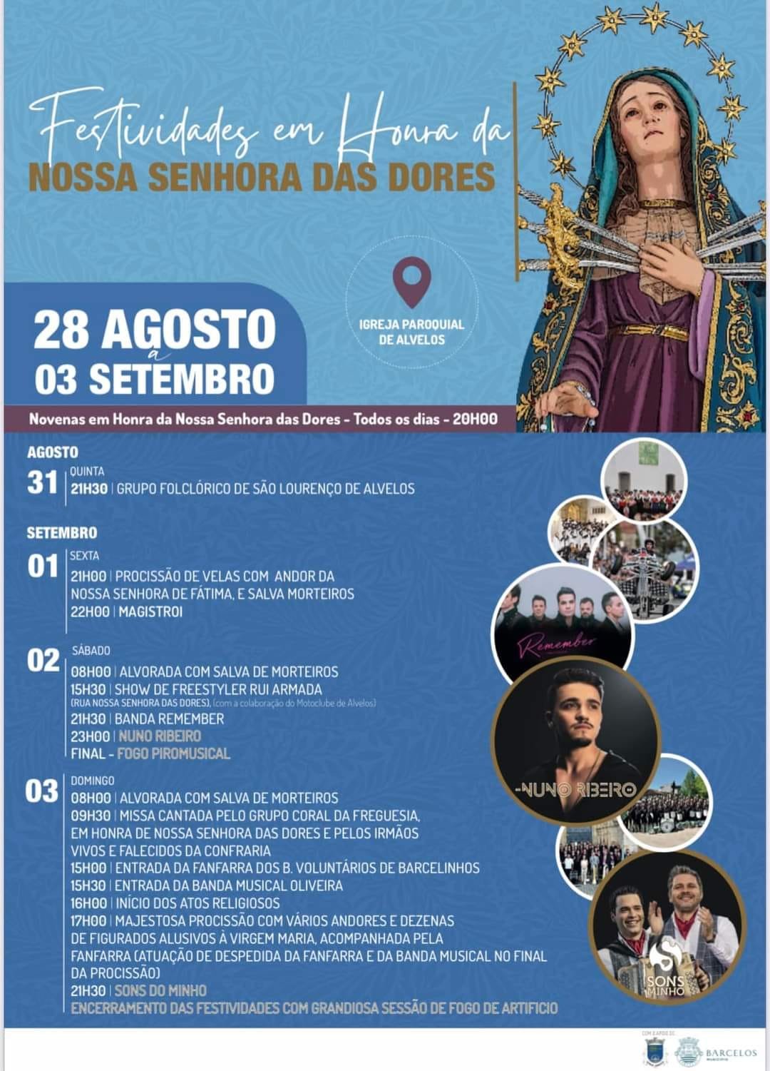 Festas em Honra de Nossa Senhora da Esperança 2023 Pousa