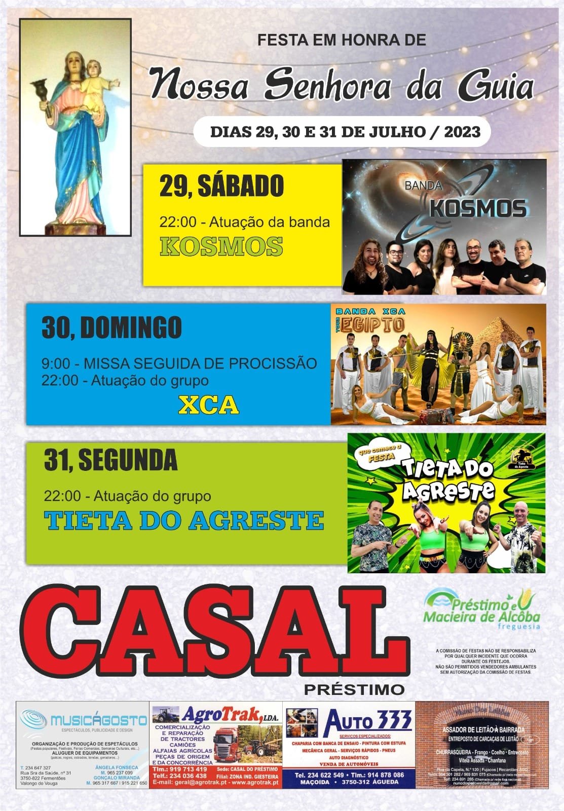 Festa Em Honra De Nossa Senhora Da Guia 2023 Casal