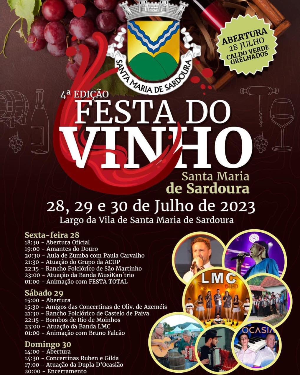 Festa Do Vinho 2023 Santa Maria De Sardoura