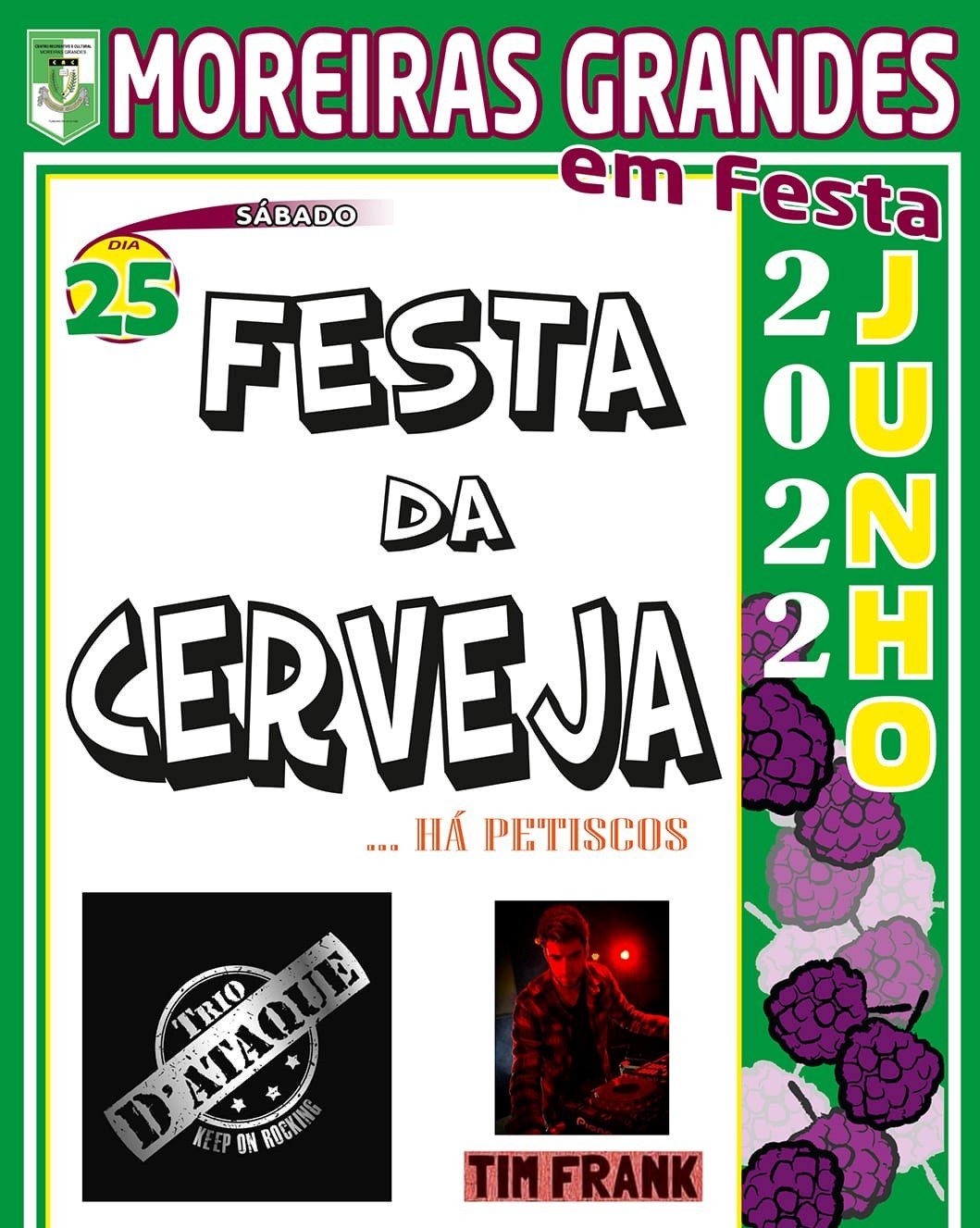 Cartaz FESTA DA CERVEJA 2022 | MOREIRAS GRANDES