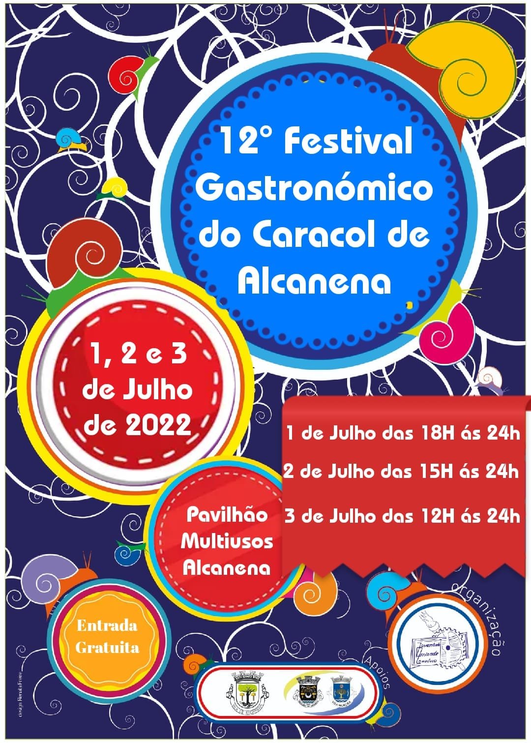 Cartaz 12° GASTRONÓMICO DO CARACOL  