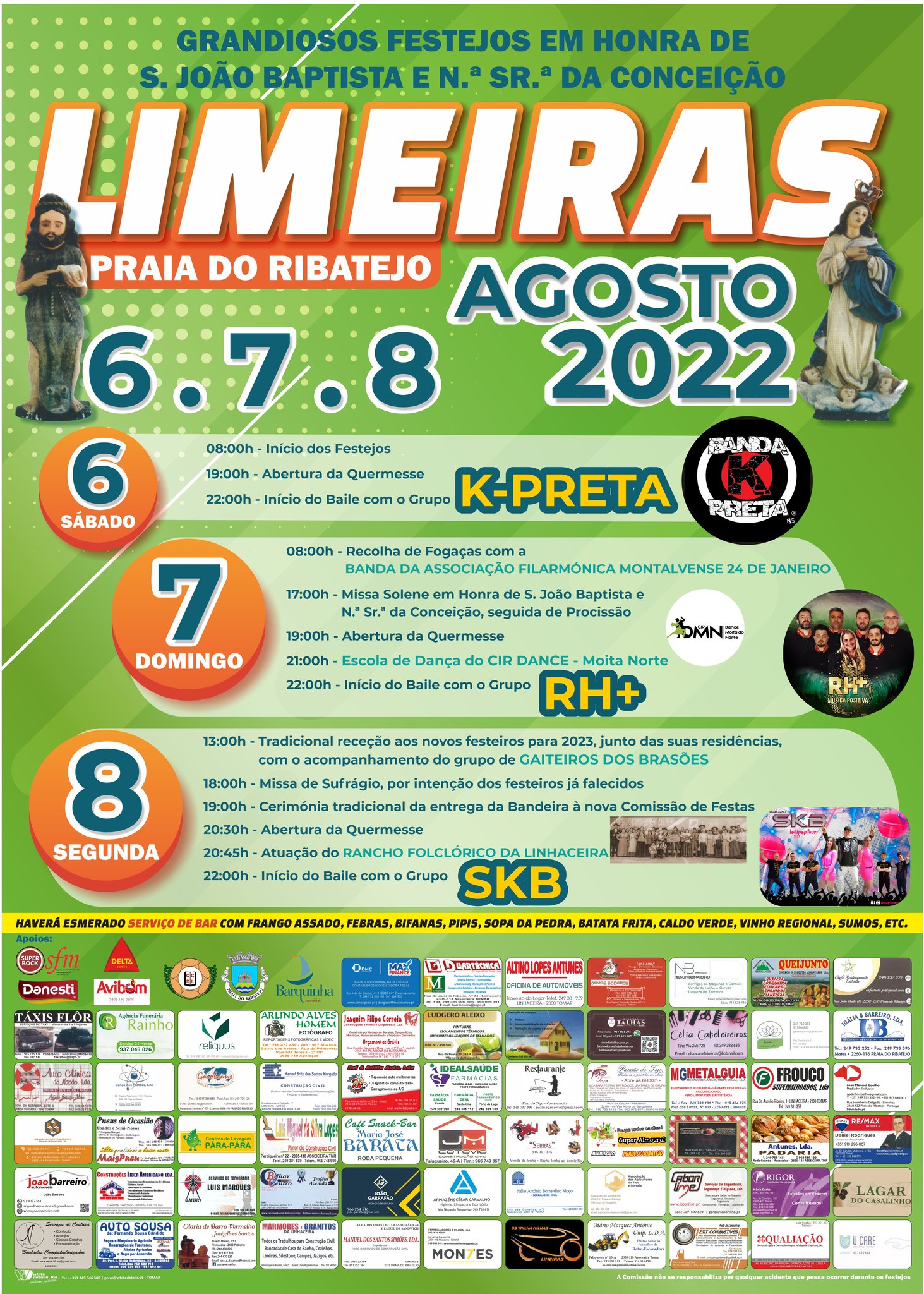 Cartaz Festa Limeiras 2022