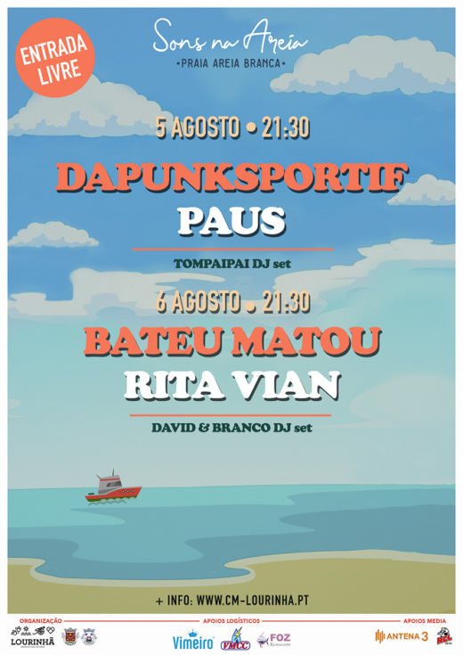 Cartaz Sons na Areia 2022