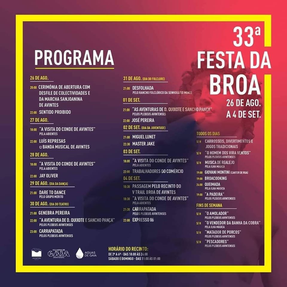 Cartaz Festa da Broa 2022