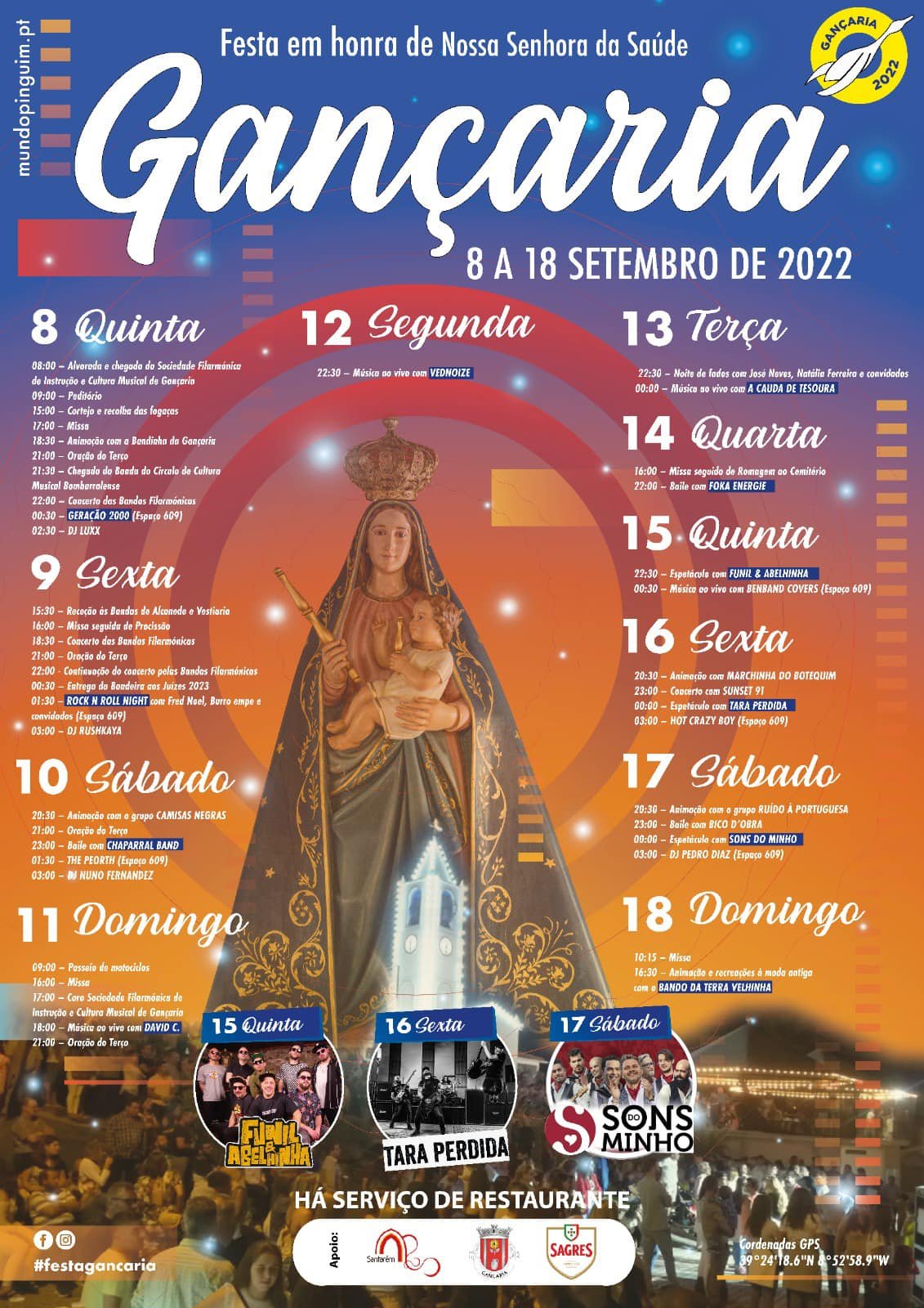 Cartaz Festa Gançaria 2022