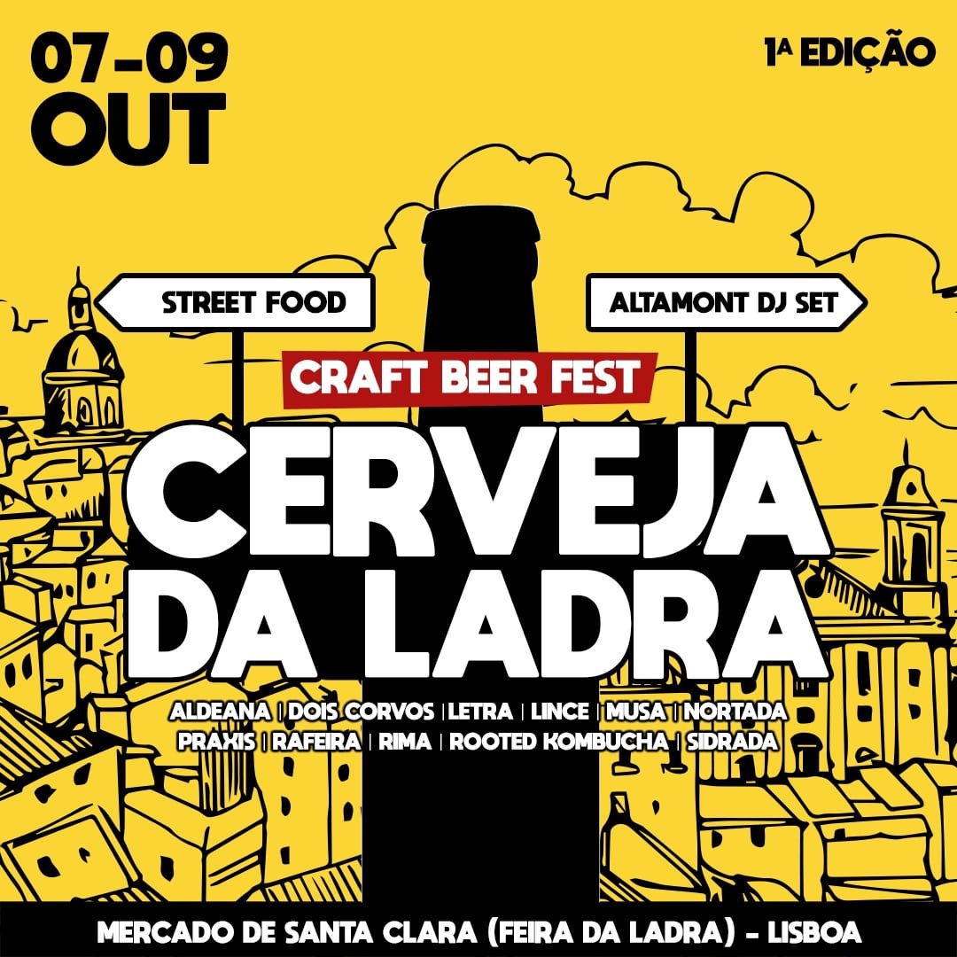 Cartaz Cerveja da Ladra 2022
