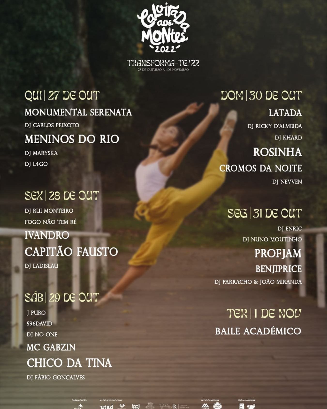 Cartaz Caloirada aos Montes 2022