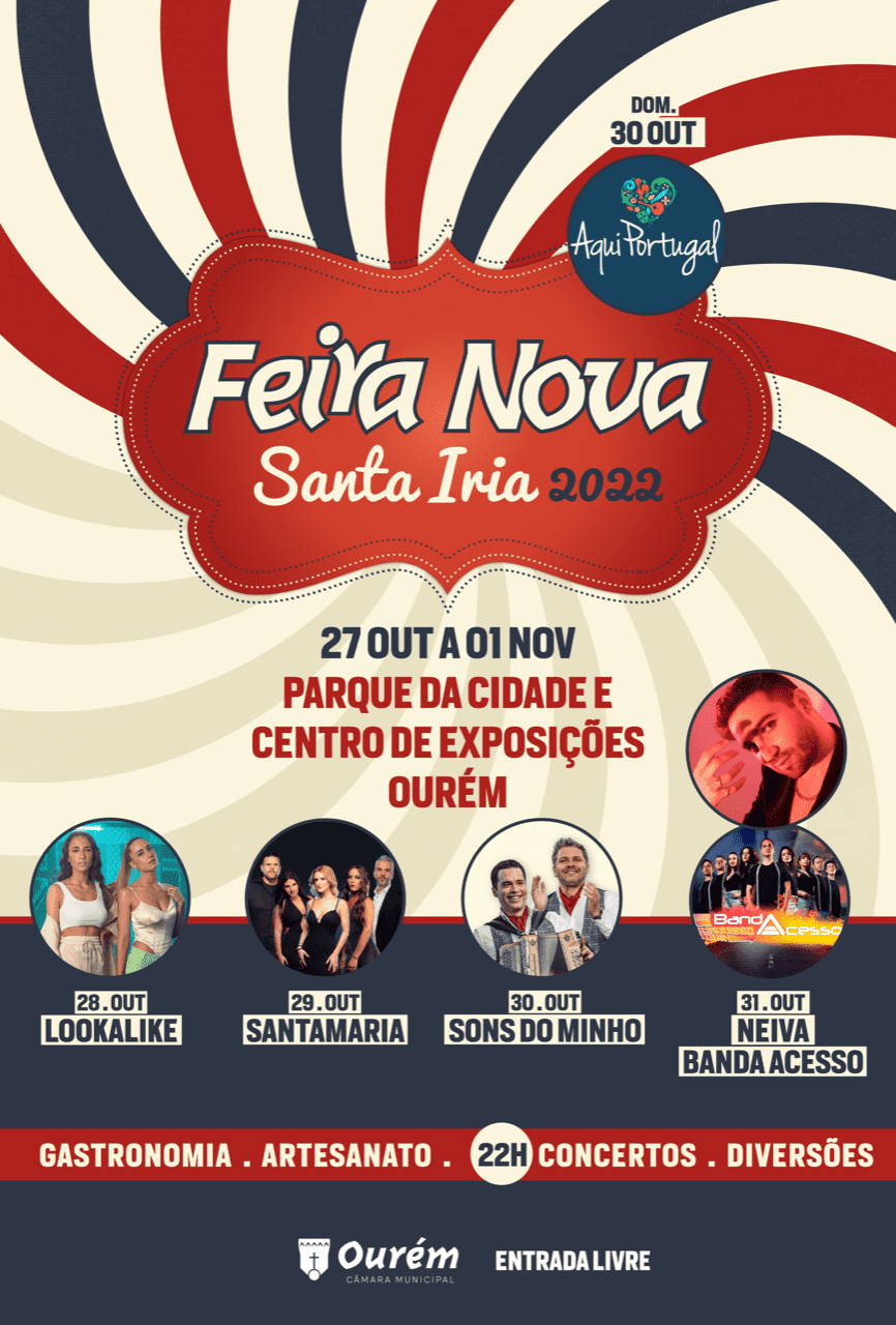 Cartaz Feira Nova Santa Iria 2022