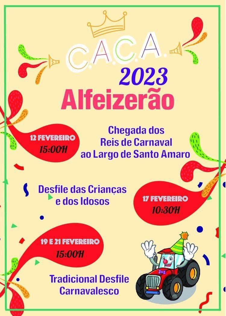 Cartaz Carnaval de Alfeizerão 2023