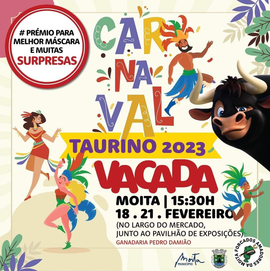 Cartaz Carnaval da Moita 2023