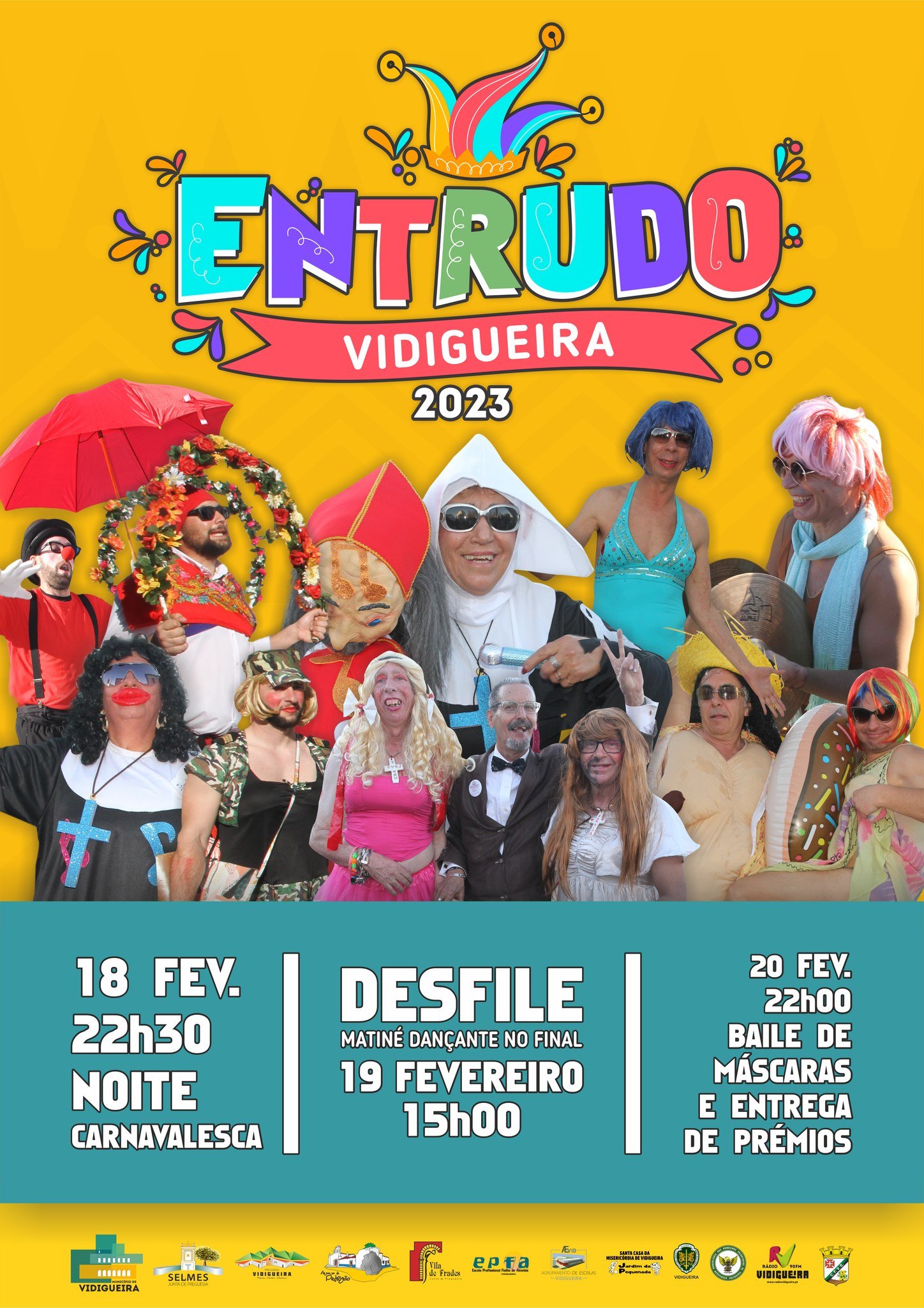 Cartaz Carnaval da Vidigueira 2023