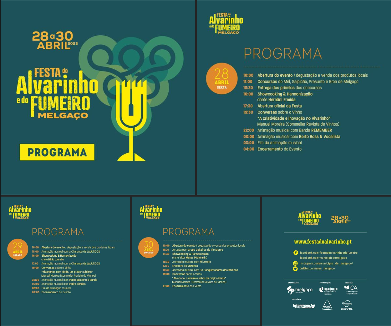 Cartaz Festa do Alvarinho e do Fumeiro 2023