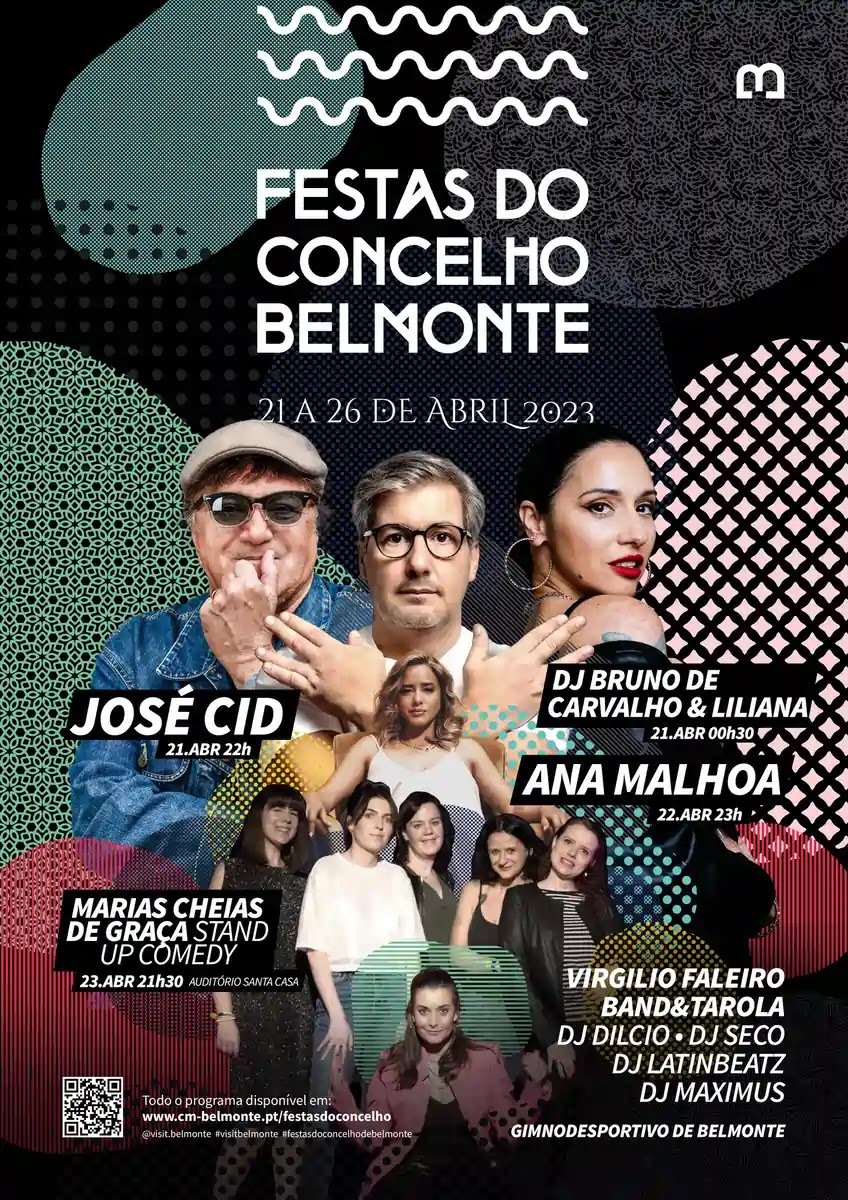 Cartaz Festas do Concelho 2023 - Belmonte