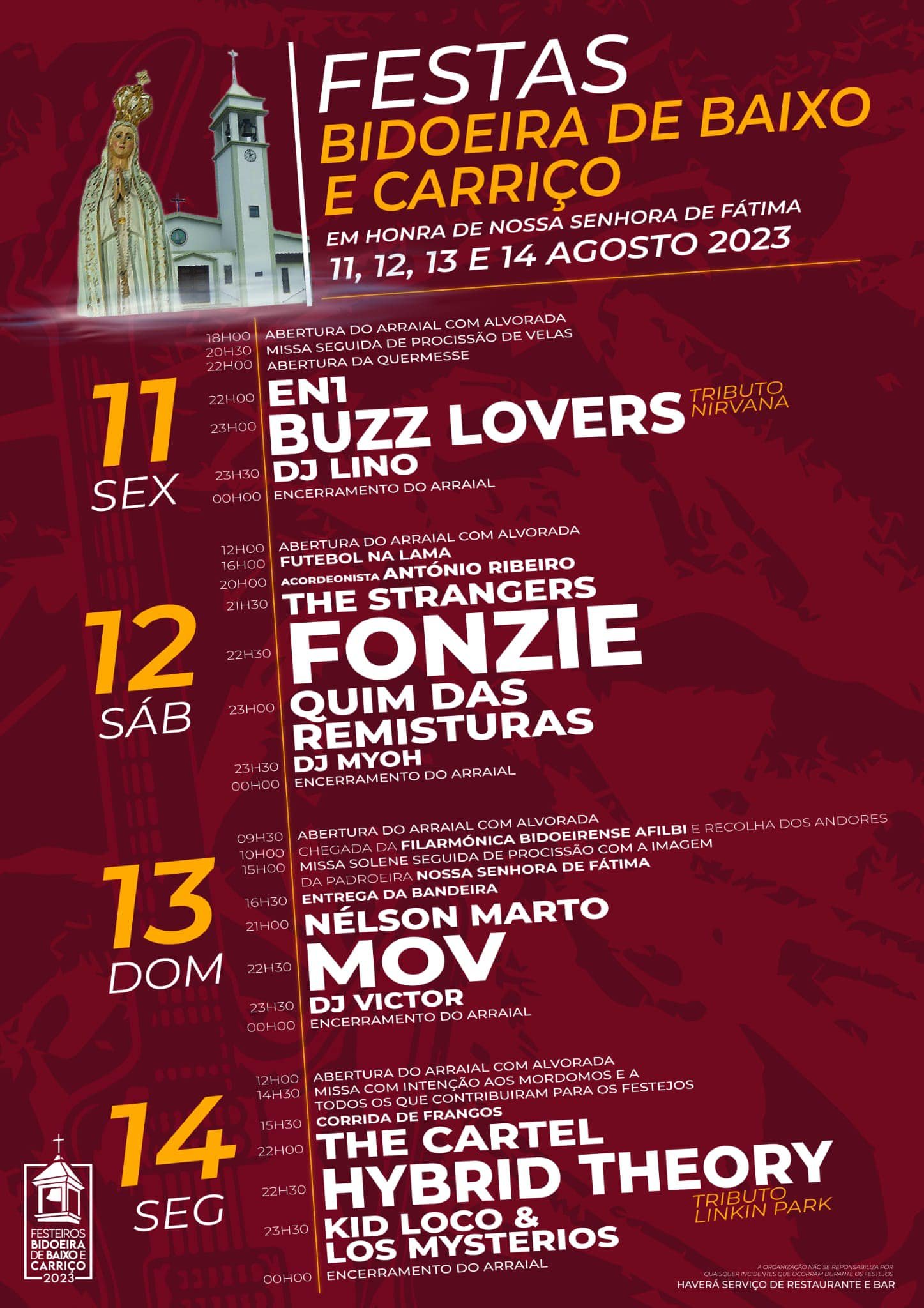 Festas Bidoeira De Baixo E Carri o 2023 Leiria Festas Arraiais
