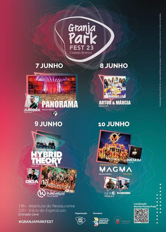 Cartaz Granja Park Fest 2023 - Castelo Branco