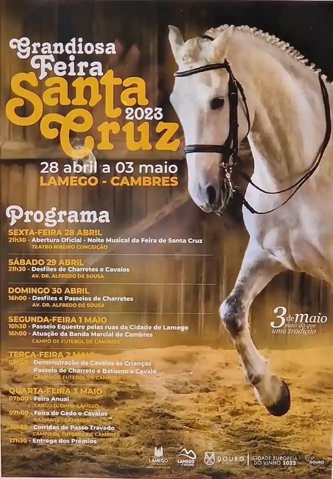 Cartaz Feira de Santa Cruz 2023 - Lamego