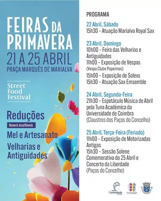 Cartaz Feiras da Primavera 2023 - Cantanhede