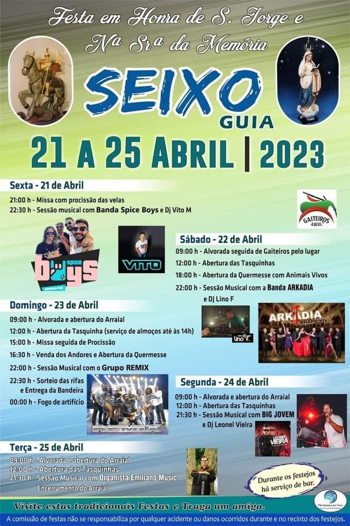 Festa Em Honra De S Jorge E N Sra Da Memória 2023 Seixo