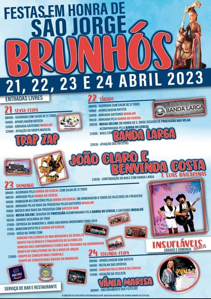 Festas em Honra de São 2023 Brunhós