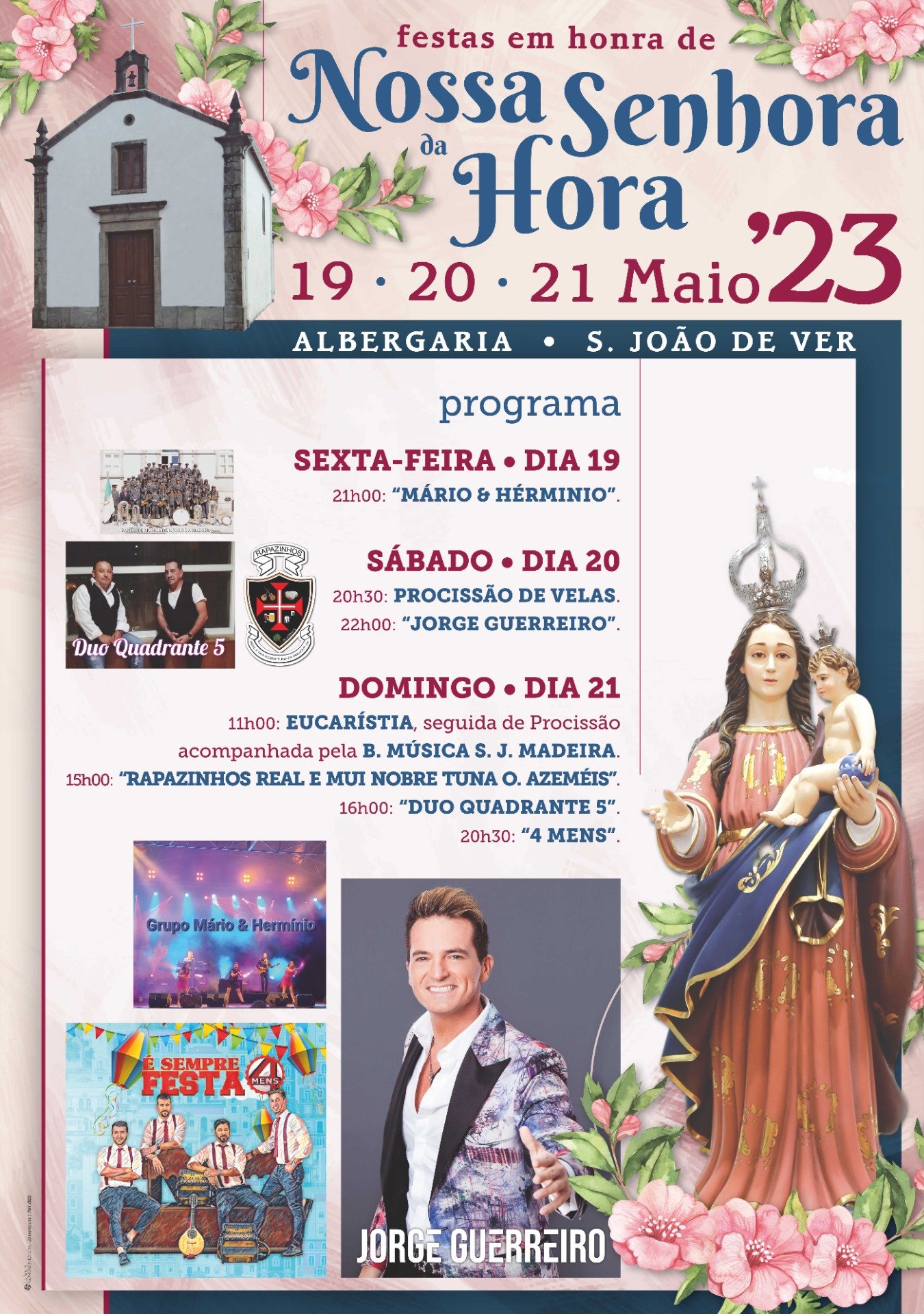 Festas Em Honra De Nossa Senhora Da Hora 2023 Albergaria 1949