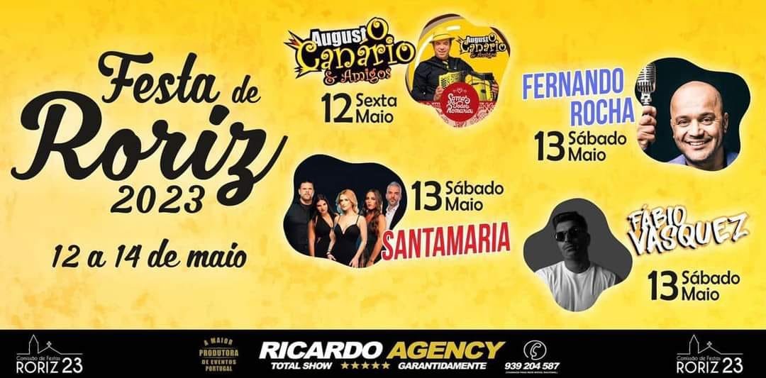 Cartaz Festa de Roriz 2023 - Barcelos