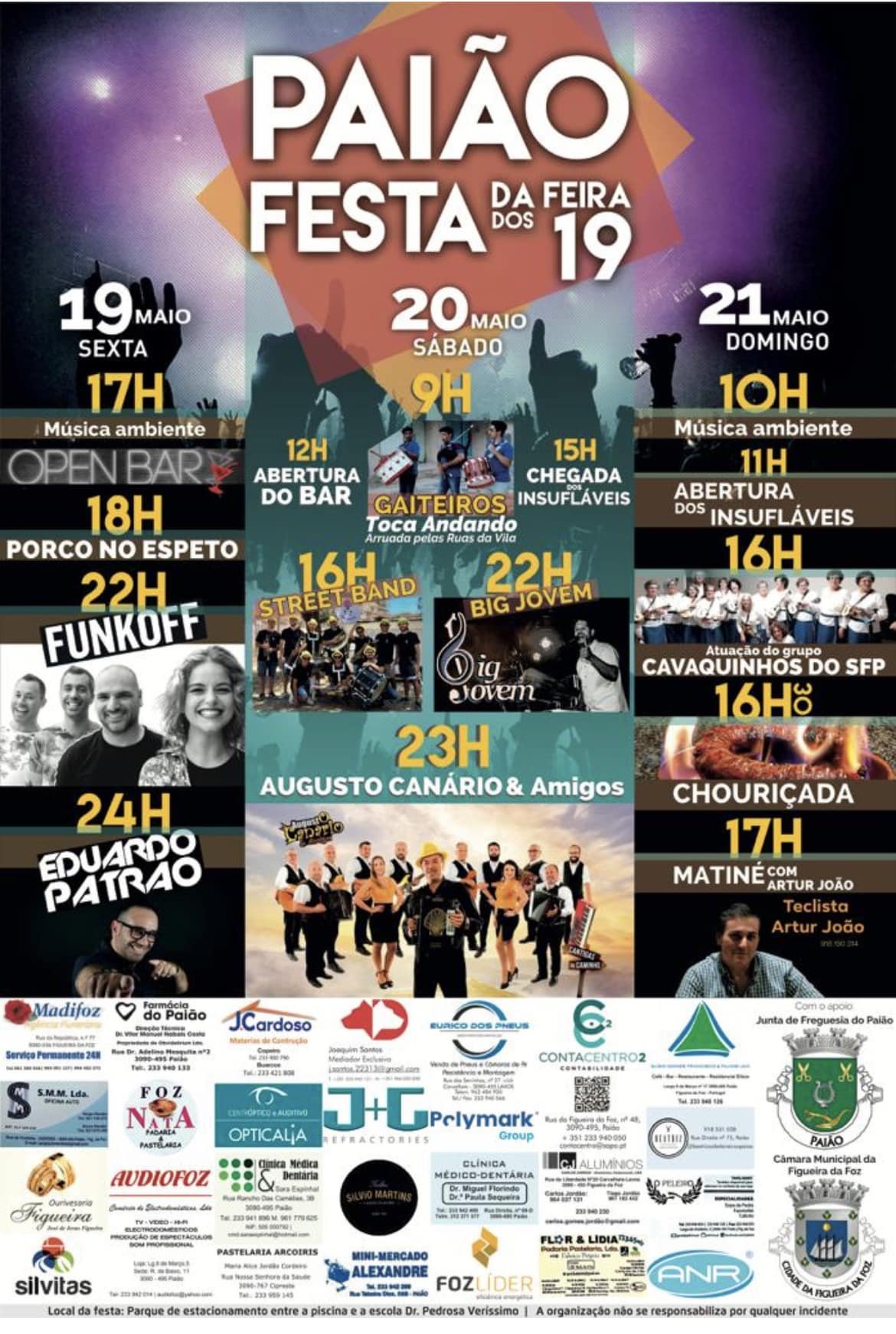 Cartaz Festa da Feira dos 19 2023 - Paião