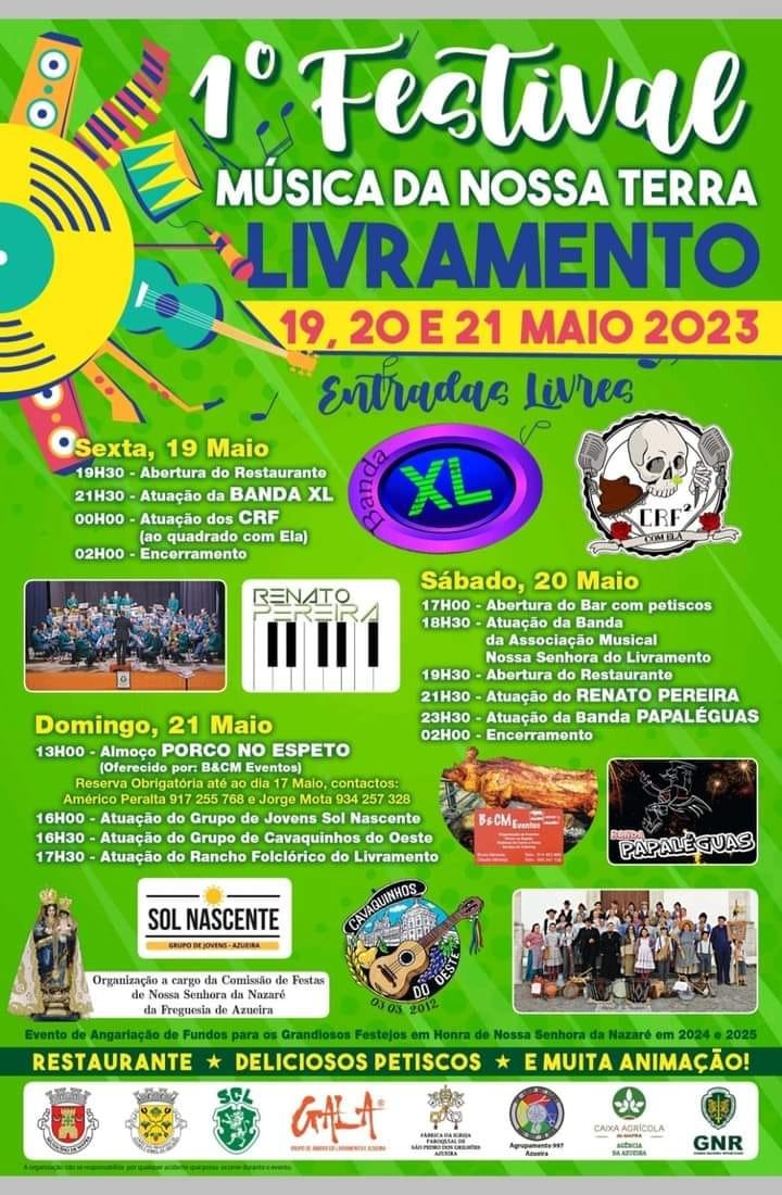 Cartaz Festival de Musica da Nossa Terra 2023 - Livramento