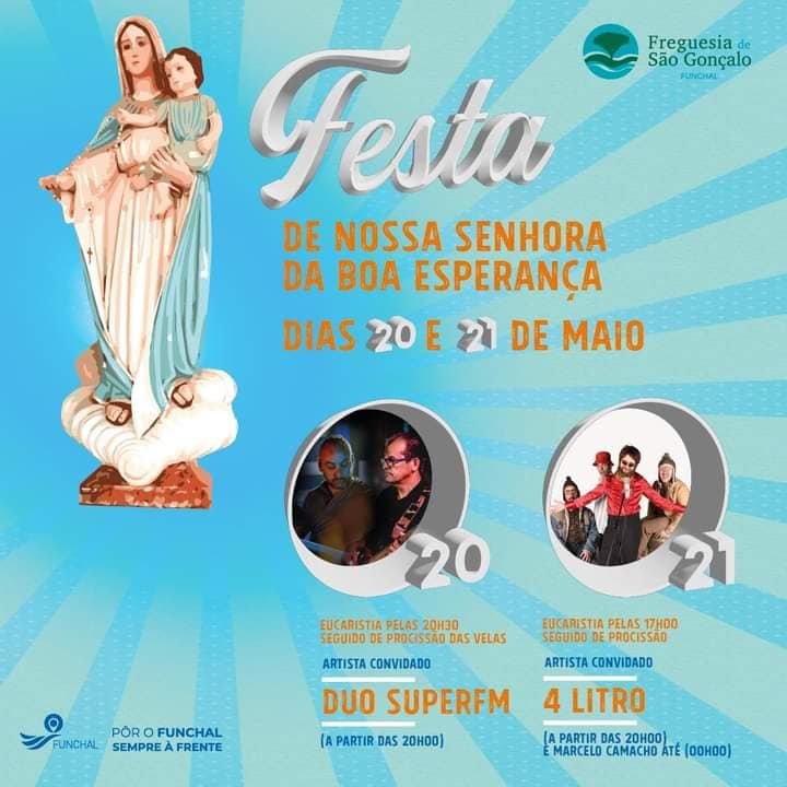 Cartaz Festa de Nossa Senhora da Boa Esperança 2023 - Funchal