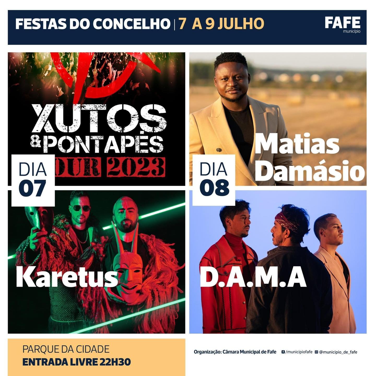 Cartaz Festas da Senhora de Antime 2023 - Fafe