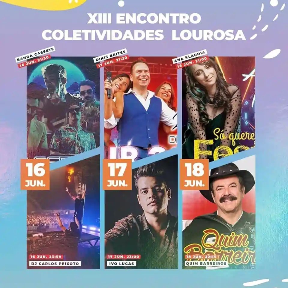 Cartaz XII Festa das Colectividades 2023 - Lourosa