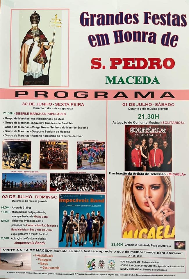 Festas Em Honra De São Pedro 2023 Maceira