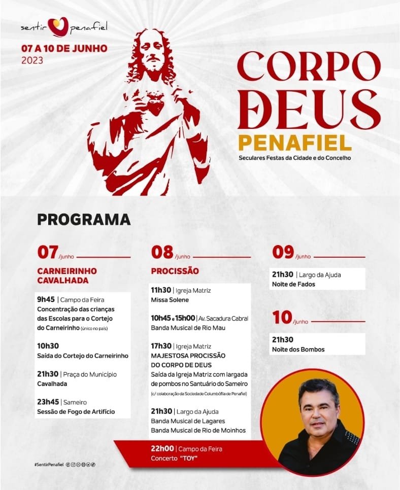 Cartaz Festas da Cidade e do Concelho de Penafiel 2023