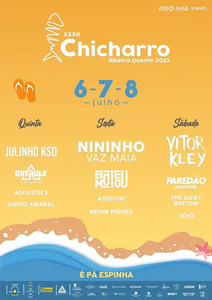 Cartaz Festa do Chicharro 2023 - Ribeira Quente