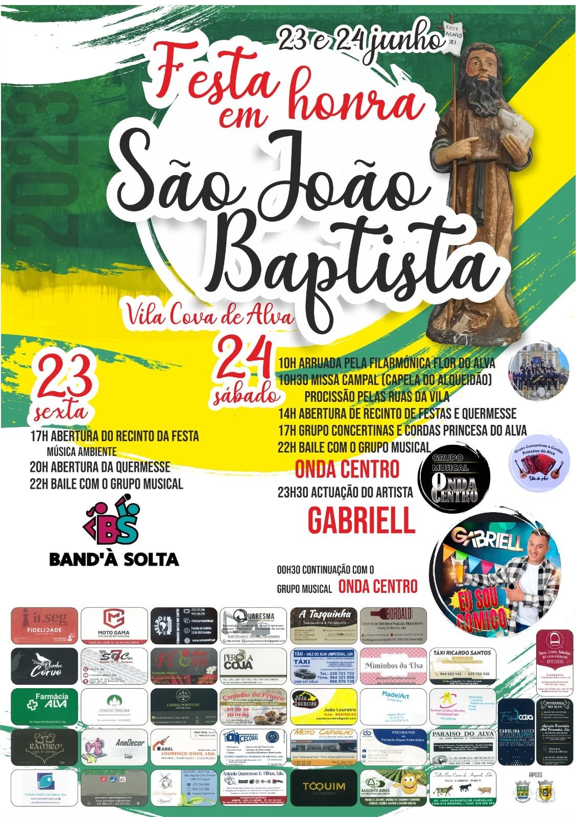 Festa Em Honra De São João Baptista 2023 Vila Cova De Alva