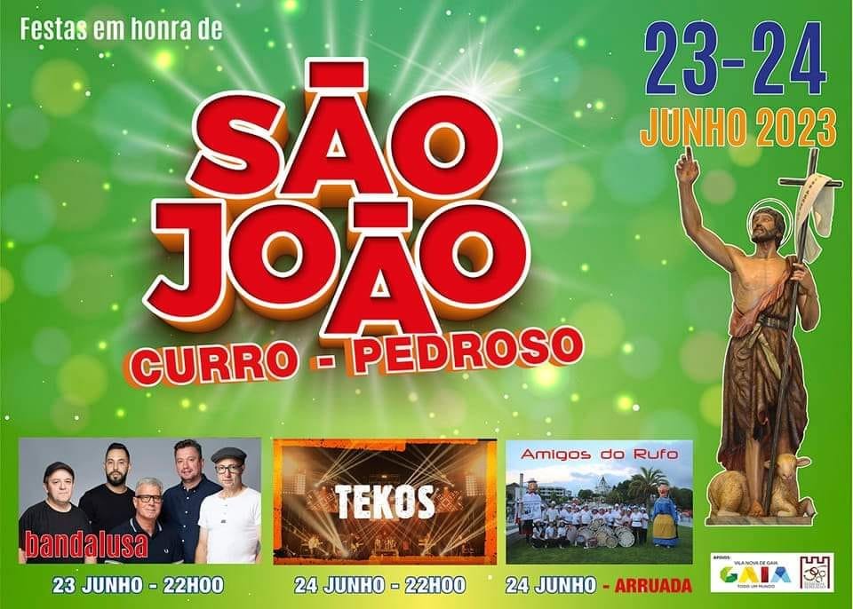 Cartaz Festas de São João 2023 - Curro