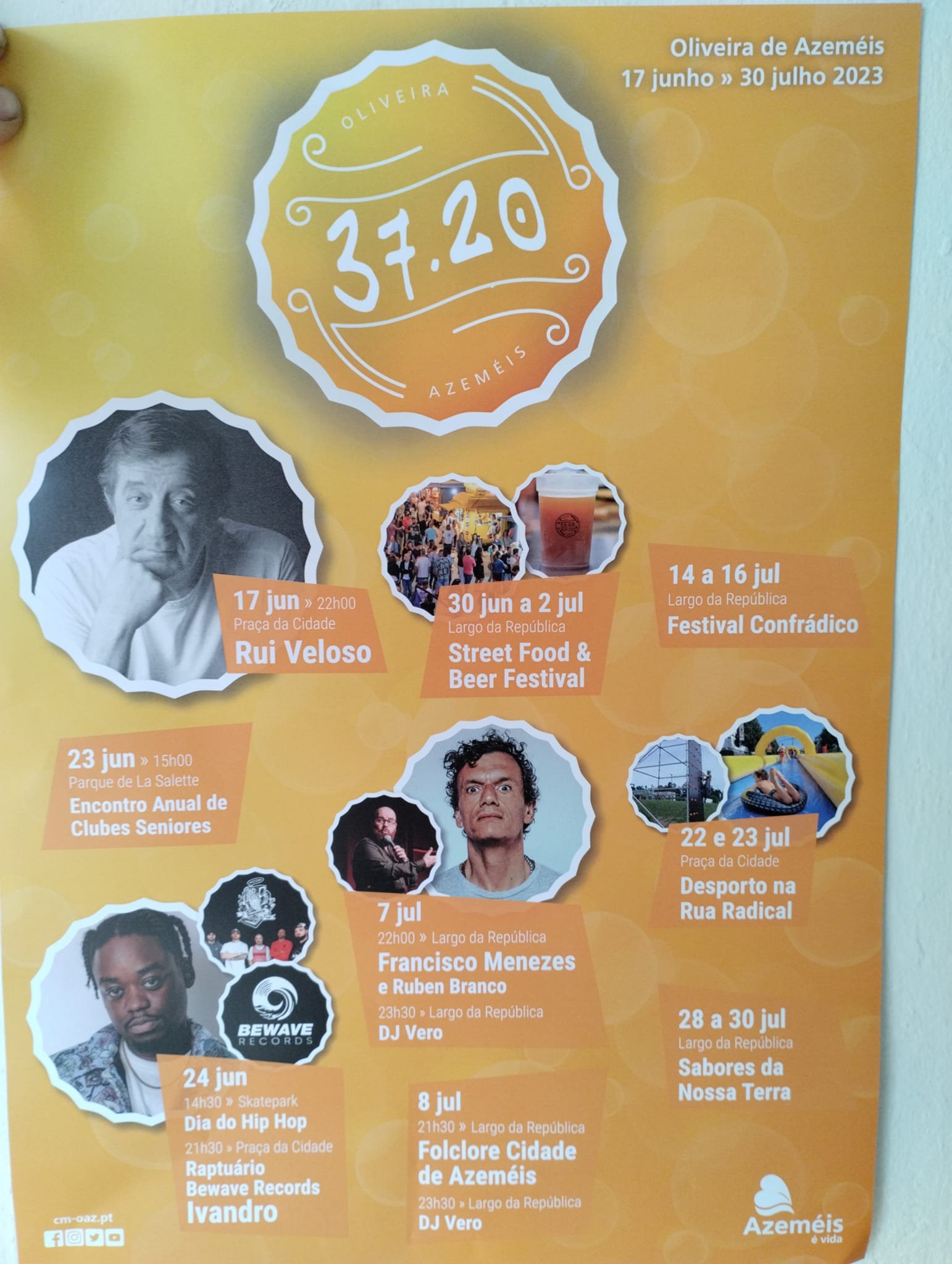 Cartaz Festa 37.20 2023 - Oliveira de Azeméis