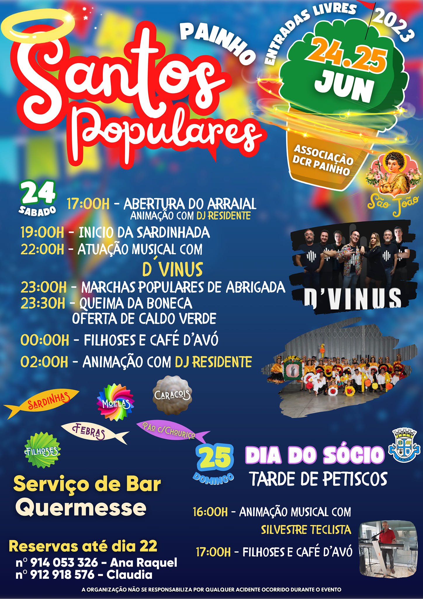 Cartaz Santos Populares 2023 - Painho