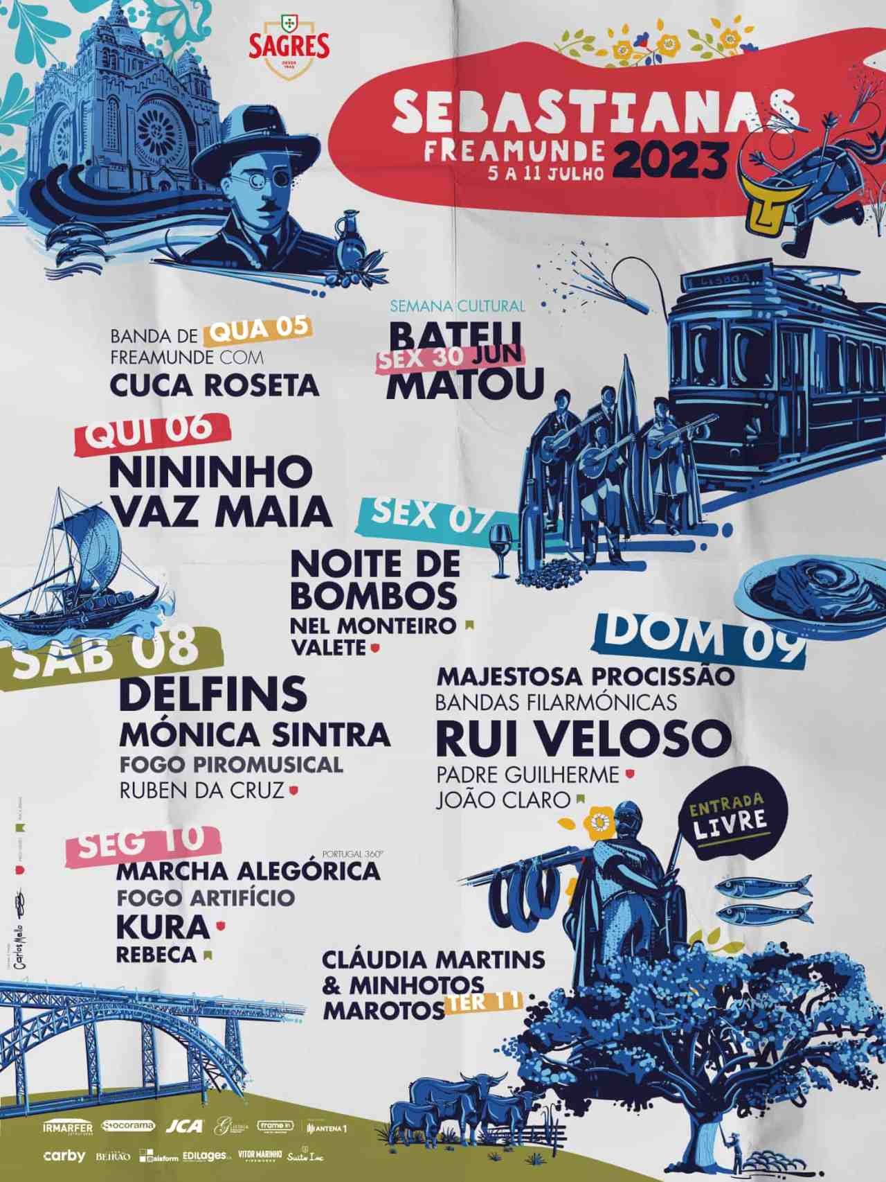 Cartaz Sebastianas 2023 - Freamunde