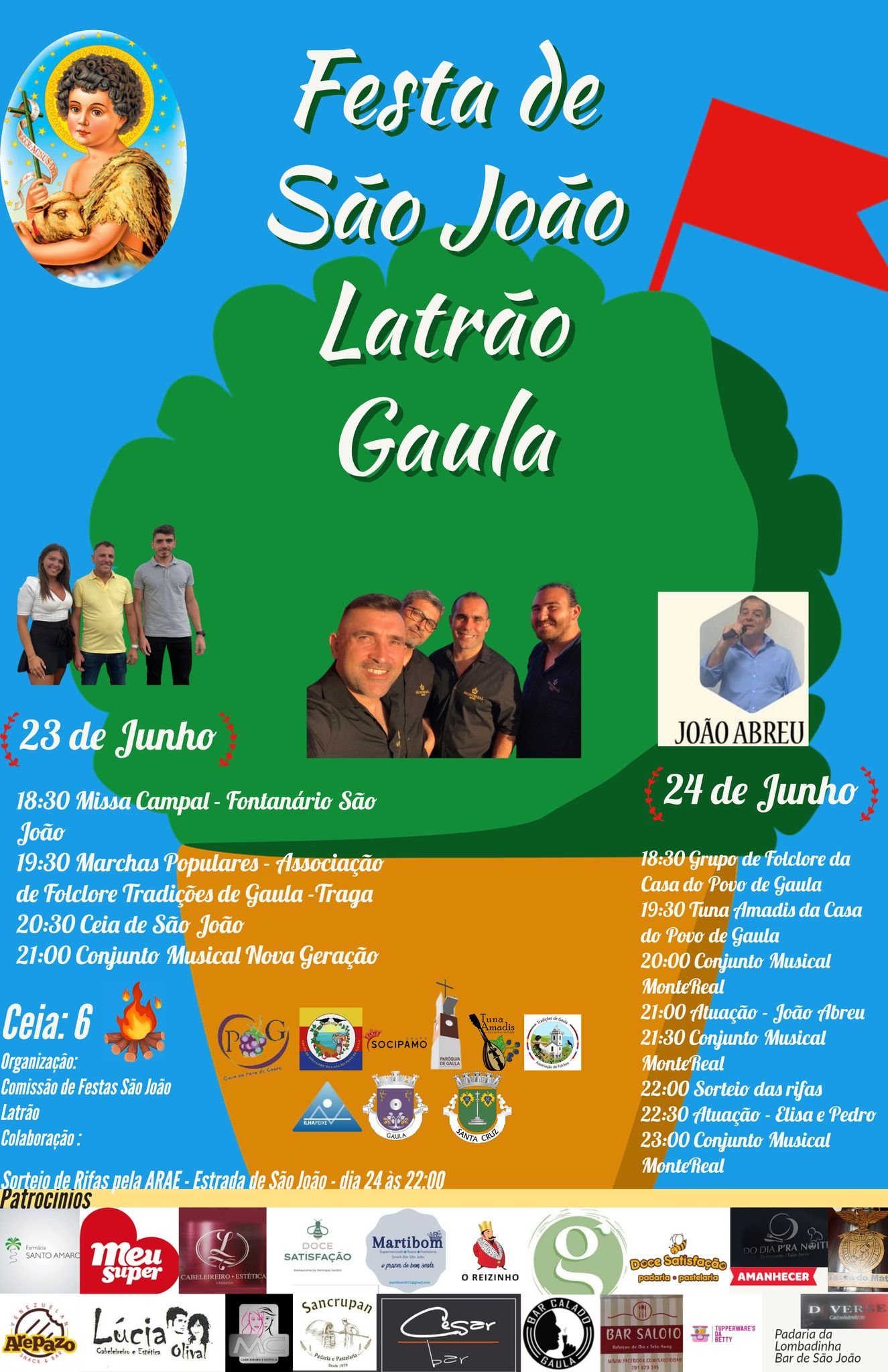 Cartaz Festa de São João 2023 - Latrão