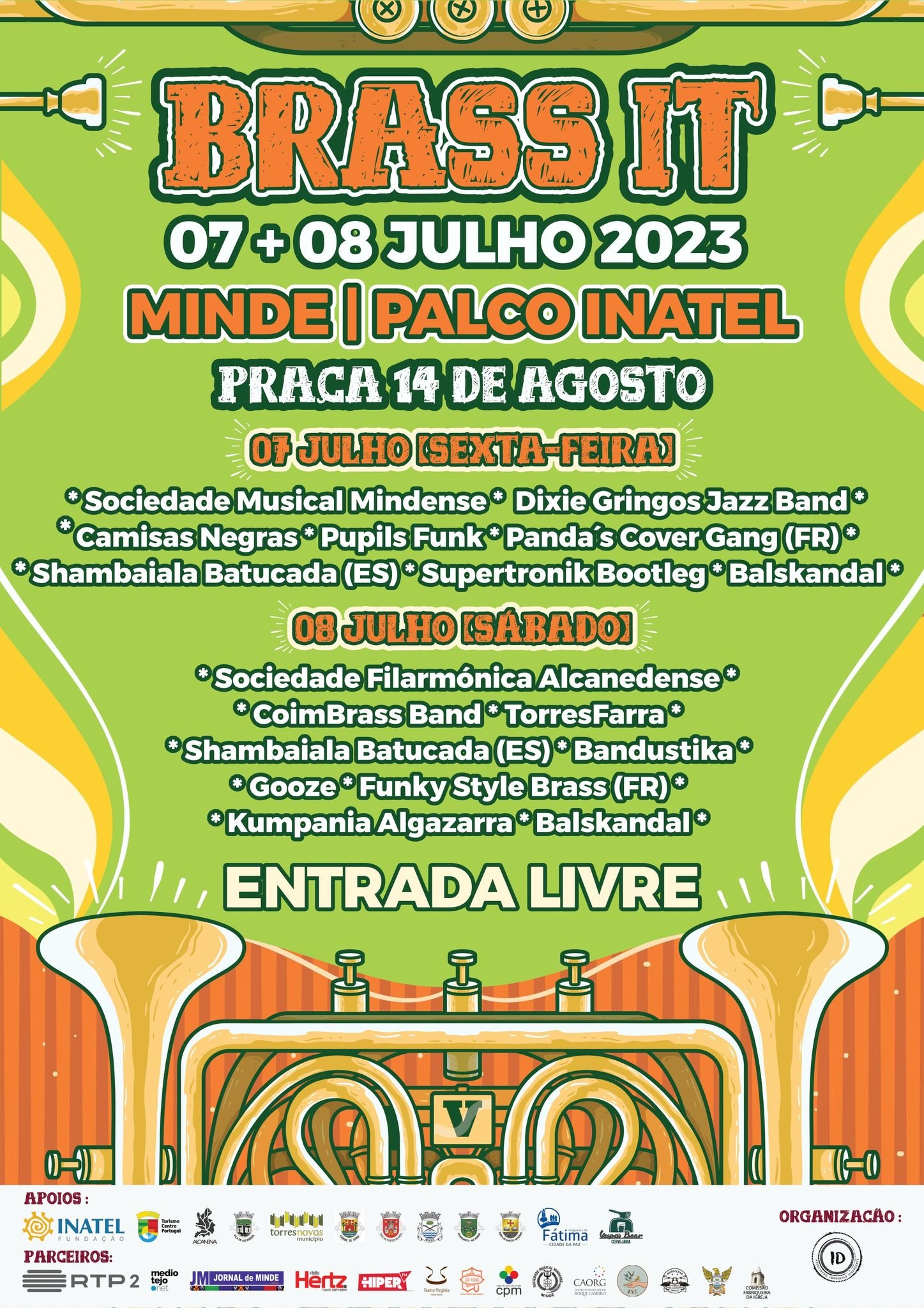 Cartaz Brass It 2023 - Minde