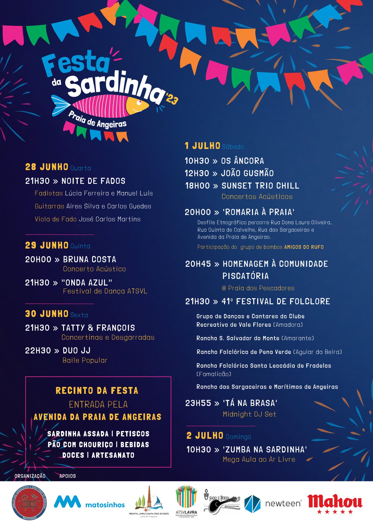 Cartaz Festa da Sardinha 2023 - Matosinhos