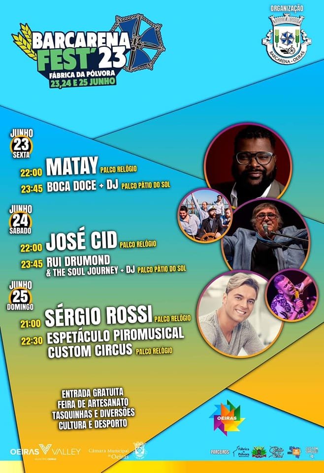 Cartaz Barcarena Fest 2023 - Oeiras