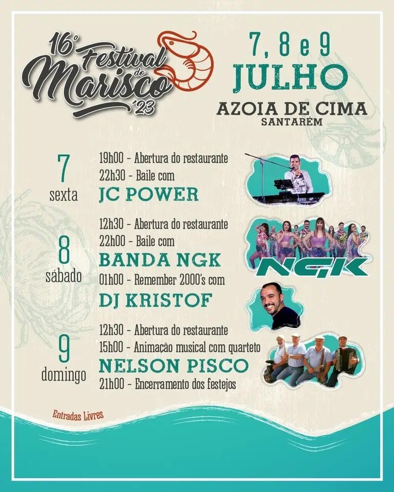 Festival do Marisco 2023 Azoia de Cima