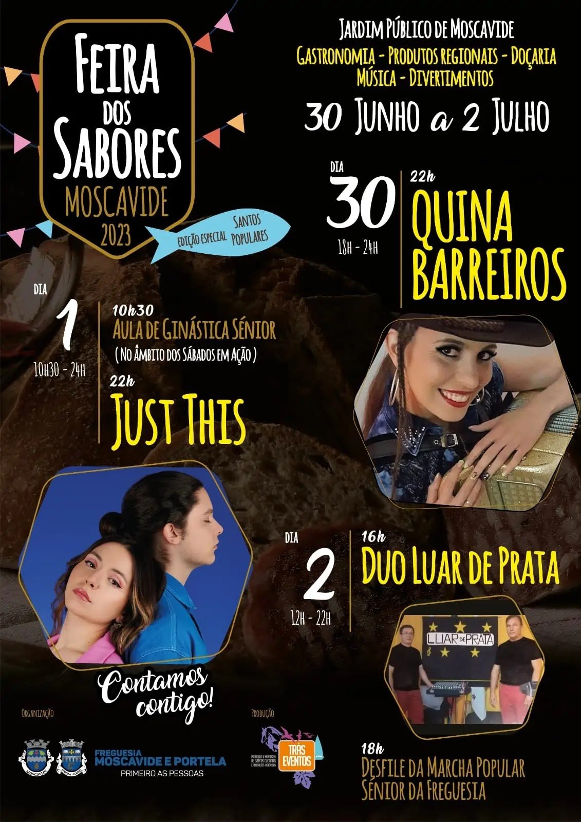 Cartaz Feira dos Sabores 2023 - Moscavide