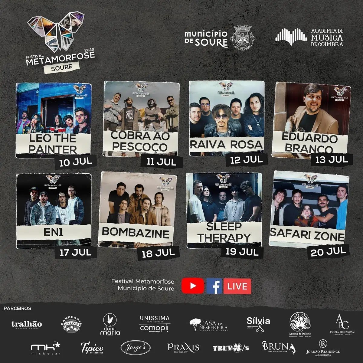 Cartaz Festival Metamorfose 2023 - Soure