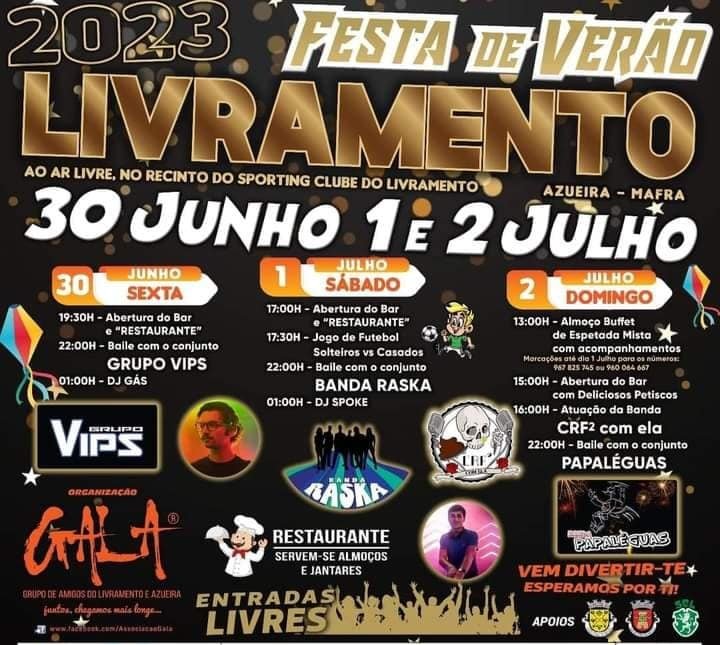 Cartaz Festa de Verão 2023 - Livramento
