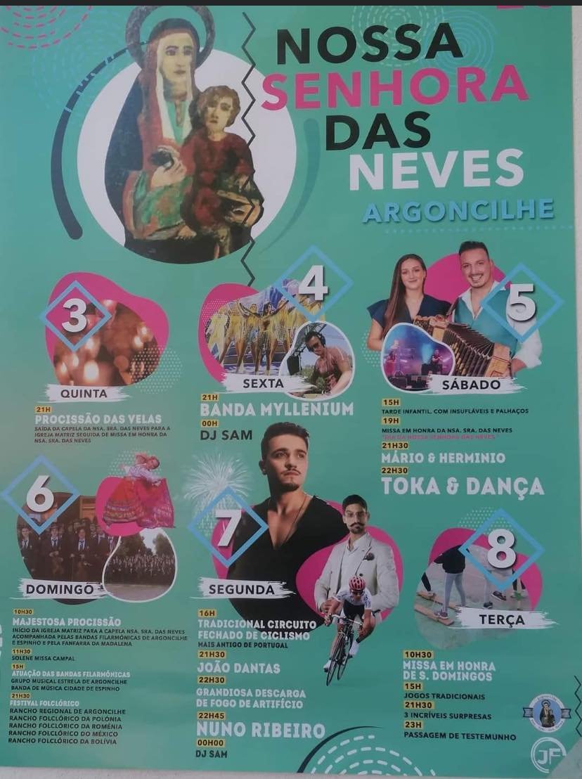 Festa De Nossa Senhora Das Neves Argoncilhe