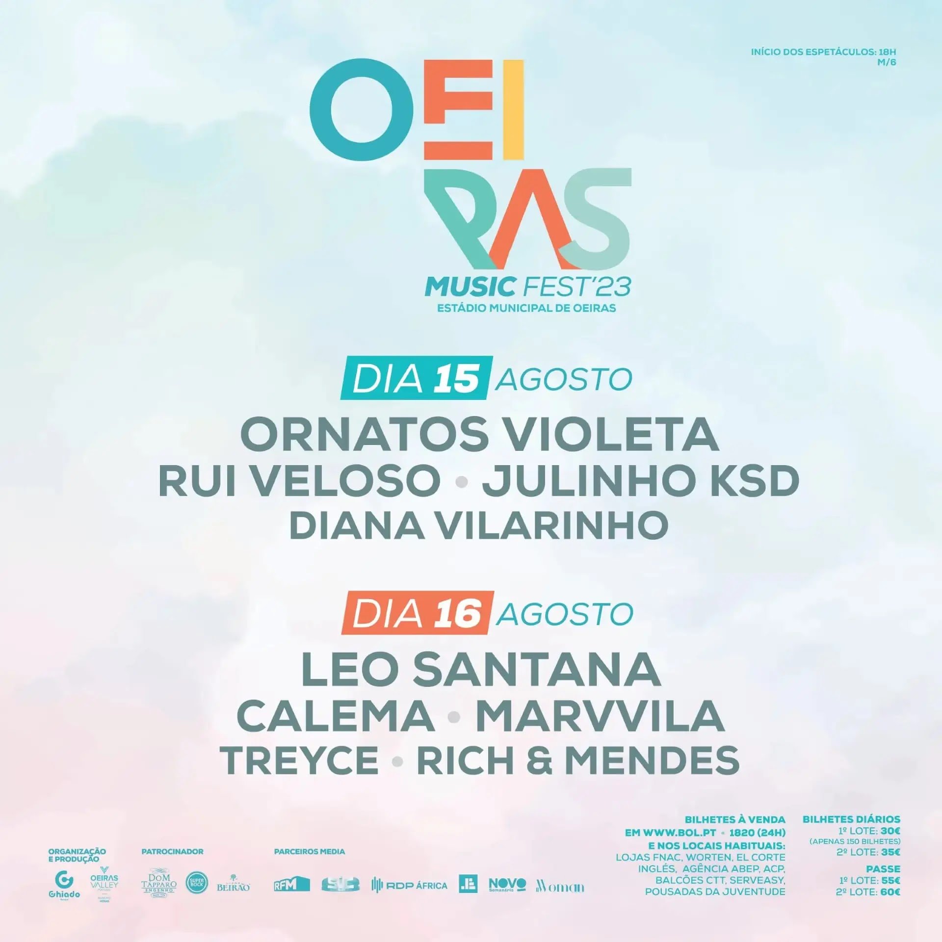 Cartaz Oeiras Music Fest 2023 - Oeiras