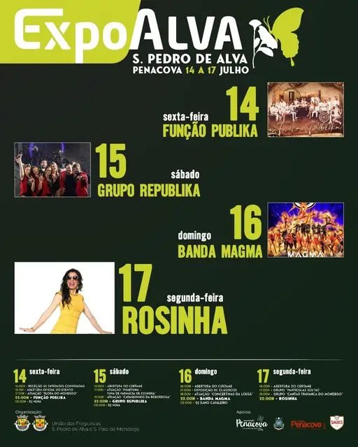 Cartaz Expoalva 2023 - São Pedro de Alva